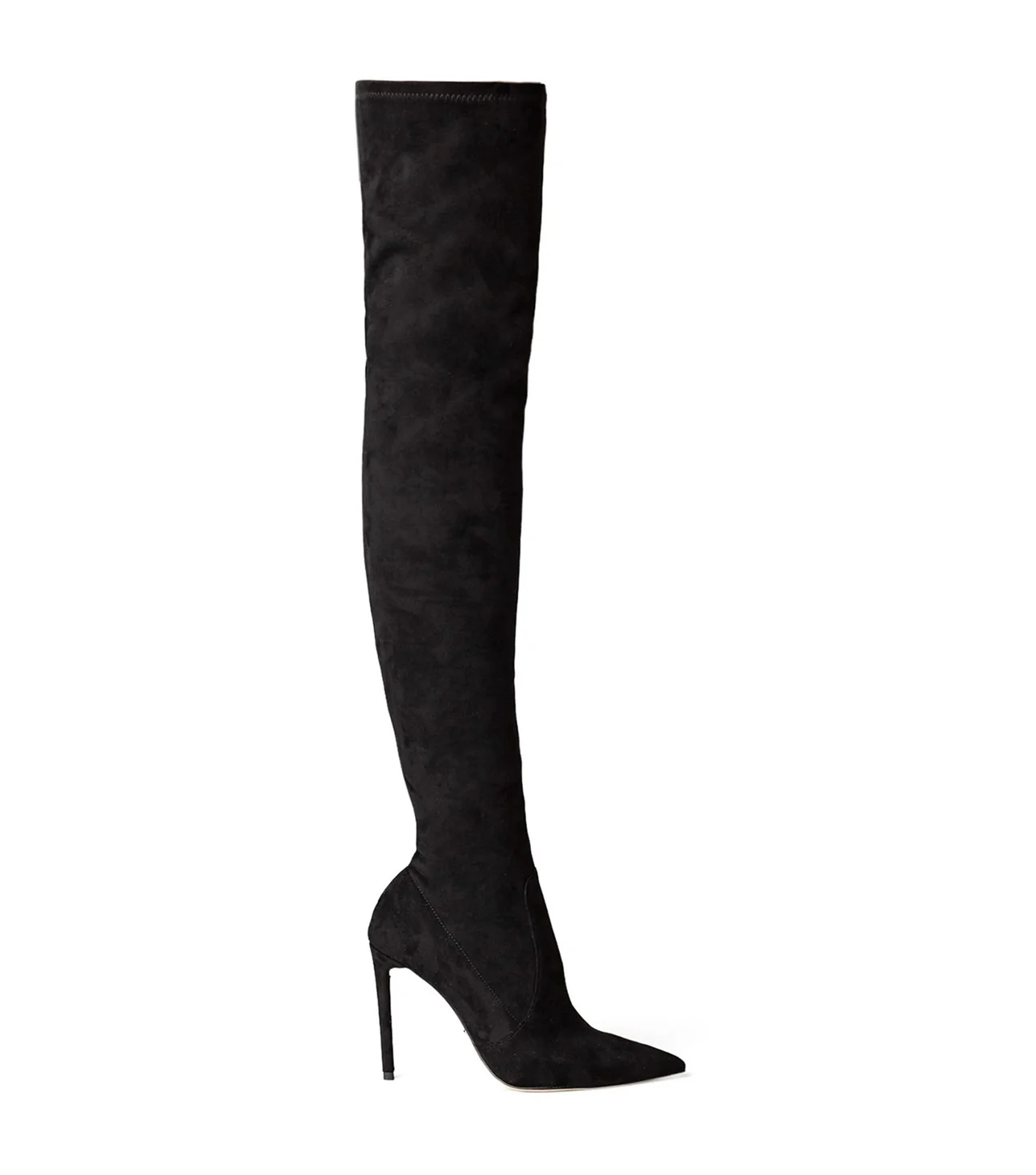 Avah Black Stretch Suede - Image 5